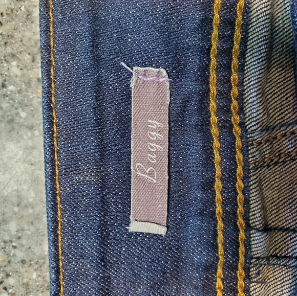 Zara Denim Rules by TRF Baggy Dark Blue Jeans High Rise - Picture 4 of 11